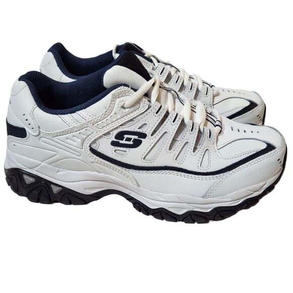 Skechers Afterburn Men's size 9 Extra Wide Fit Memory Foam Shoes - Picture 1 of 10